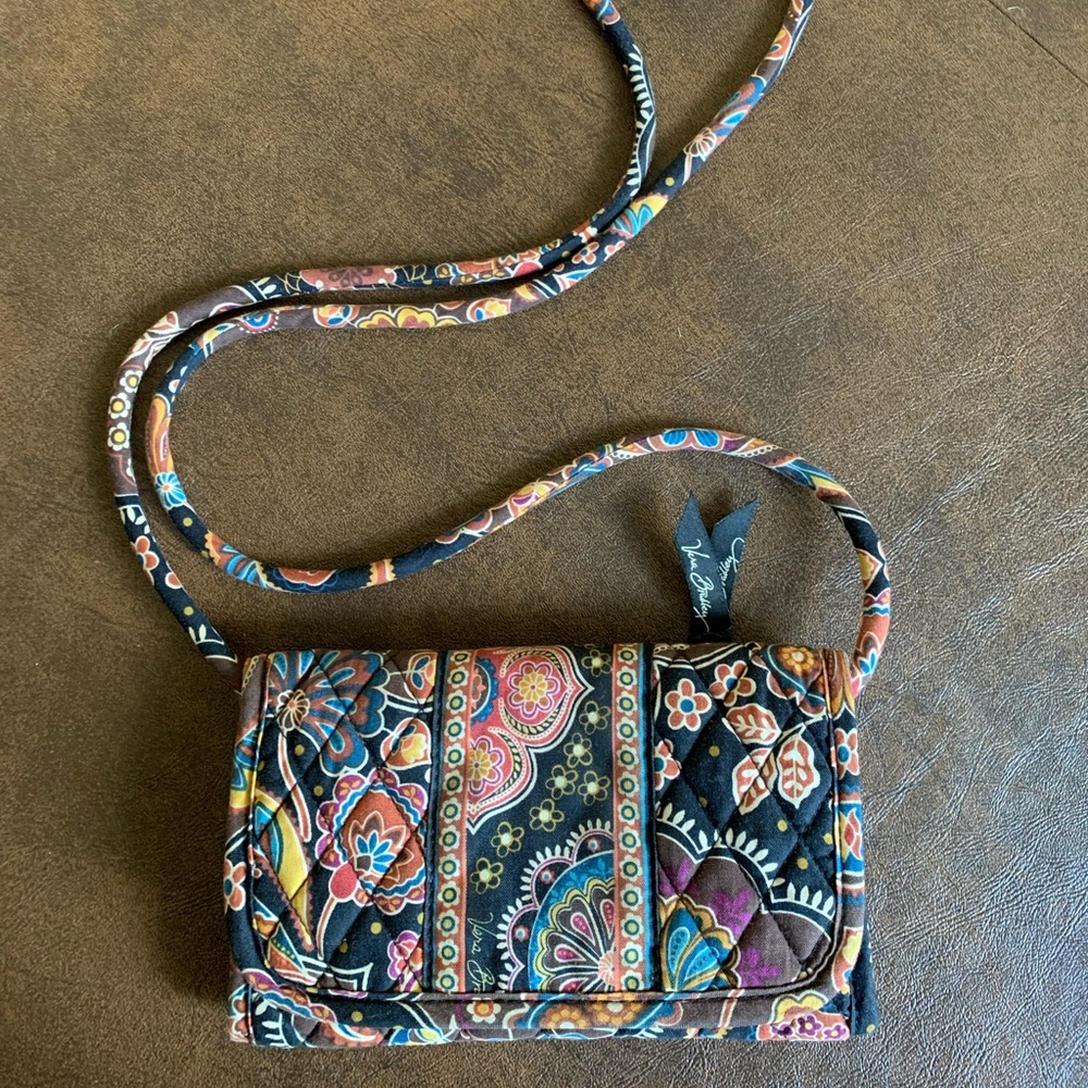 Vera Bradley cross body wristlet